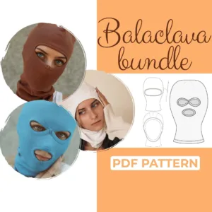 Balaclava Mask Sewing Pattern Bundle