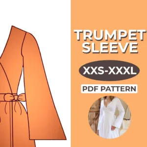 Trumpet Sleeve Add On Sewing Pattern