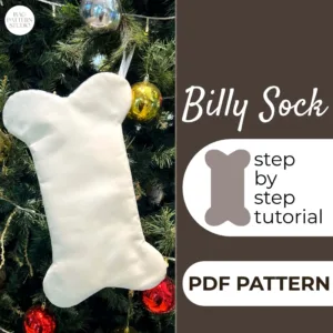 Dog Stocking made from a Sewing Pattern
