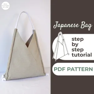 Origami Bag made out of a sewing Pattern