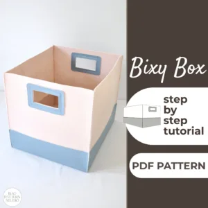 Storage Box made from a Sewing Pattern