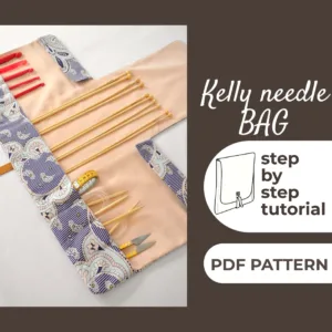 Knitting Needle Case made from a Sewing Pattern