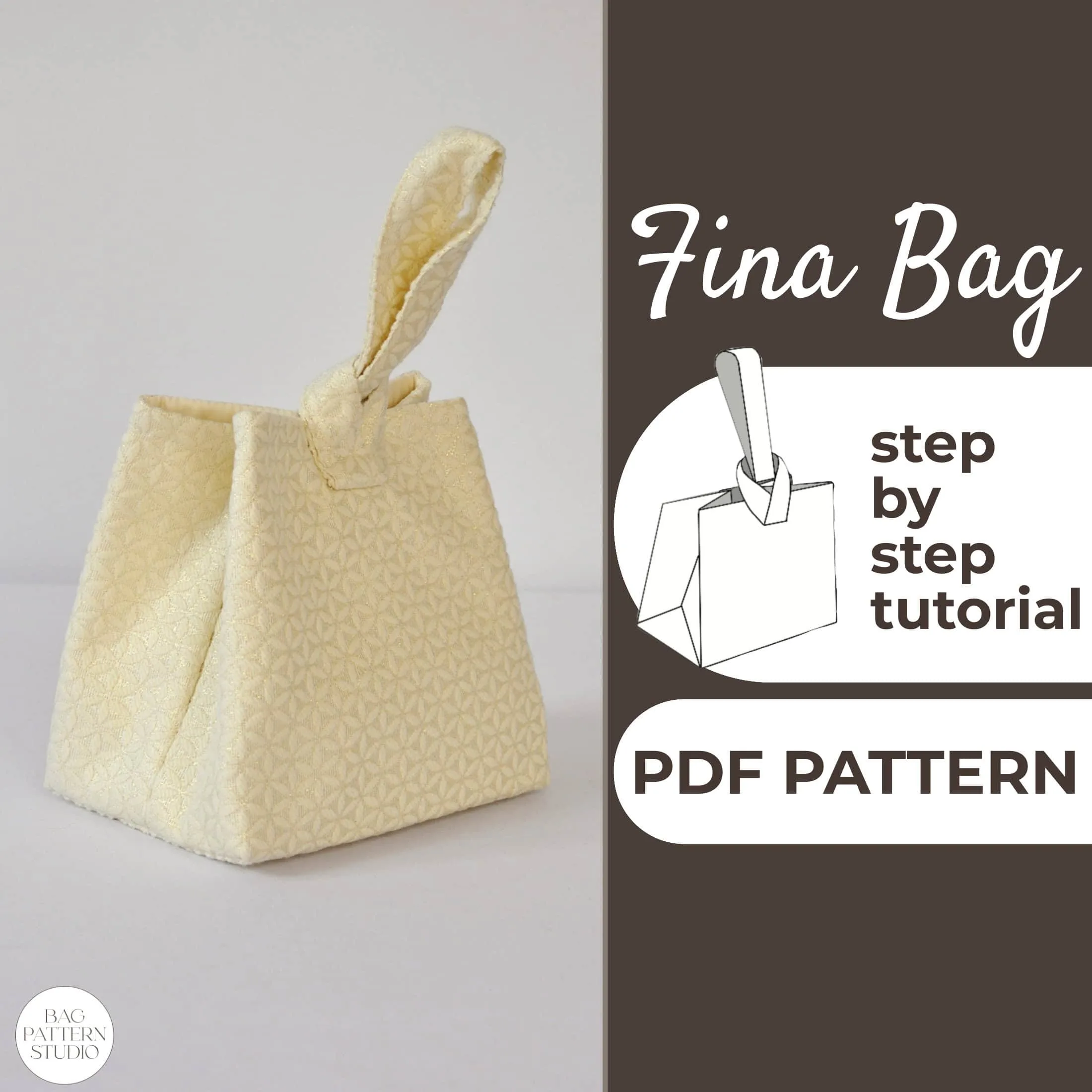 Japanese Knot Bag Sewing Pattern Pattern Couture