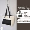 Large Tote Bag made from a Sewing Pattern