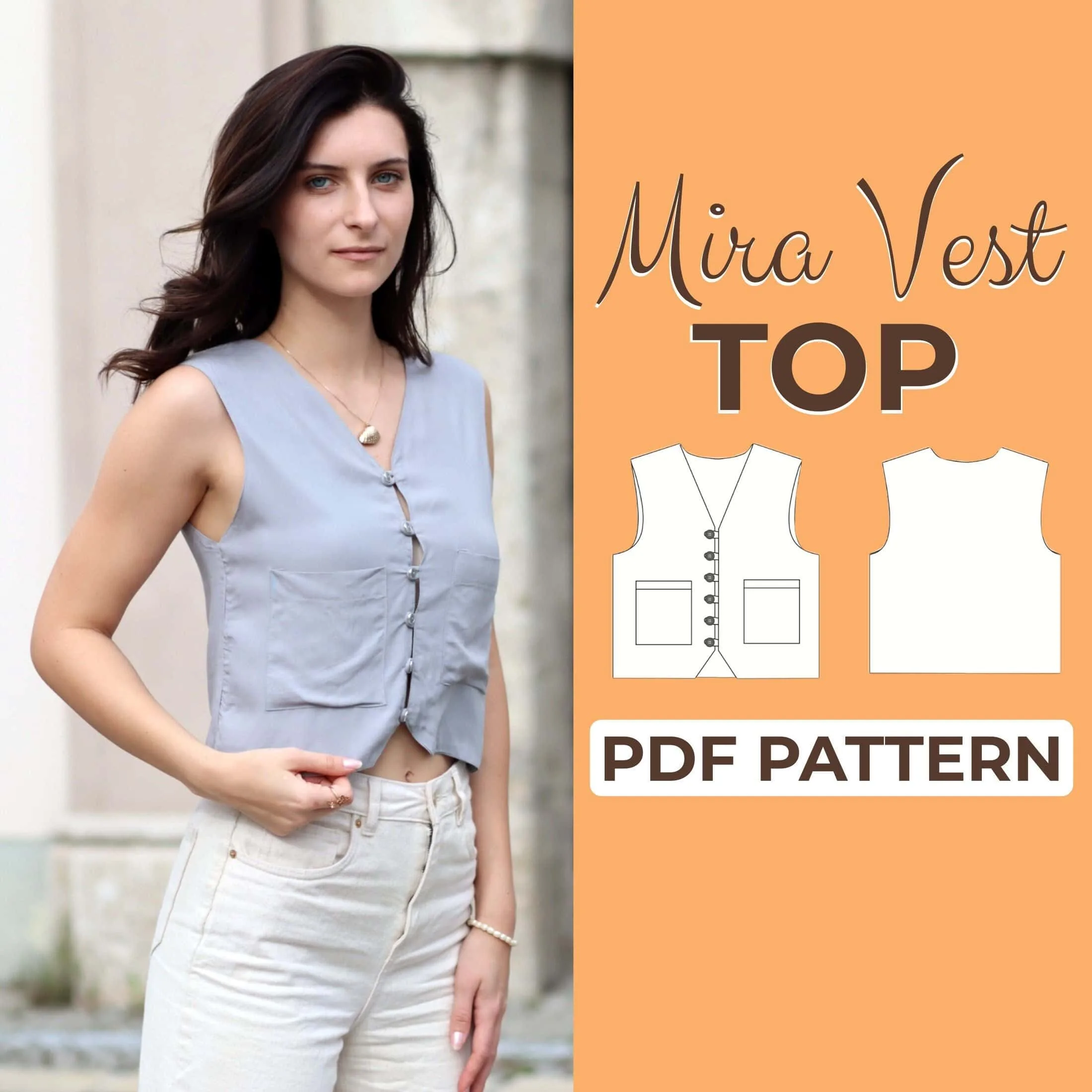 Vest Top Sewing Pattern | Pattern Couture