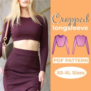 Cropped Sweater Sewing Pattern