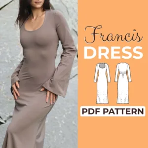 Bell Sleeve Dress Pattern