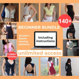 A Sewing Pattern Bundle with Easy Sewing Patterns For Beginners