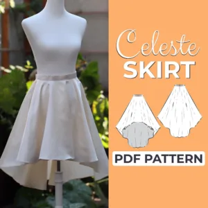 High Low Circle Skirt Sewing Pattern