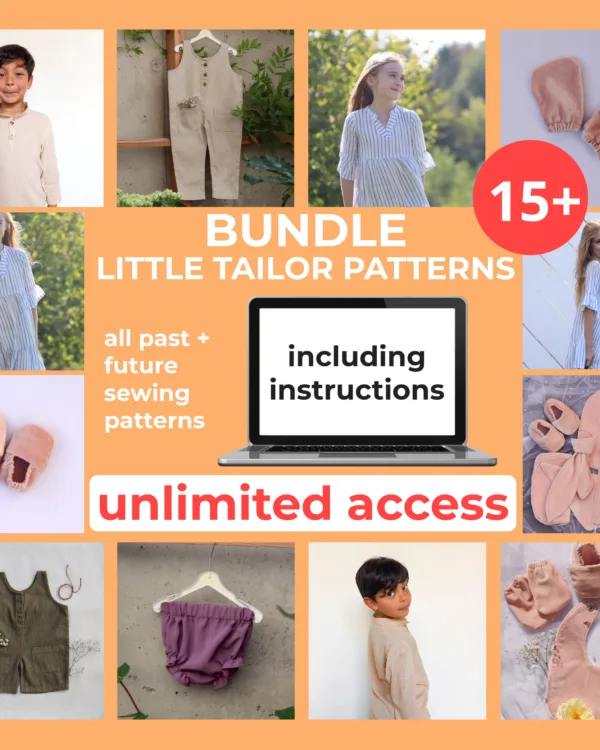 15+ Kids & Baby Sewing Patterns | LittleTailorPatterns Bundle