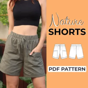 Drawstring Shorts Sewing Pattern