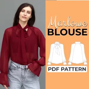 Bow Tie Blouse Pattern