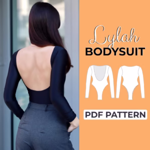 Scoop Back Bodysuit Pattern