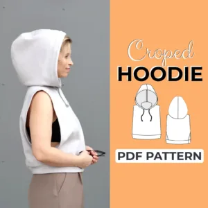 Sleeveless Hooded Sweatshirt Pattern