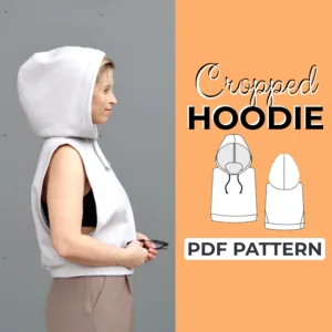 Sleeveless Hooded Sweatshirt Pattern