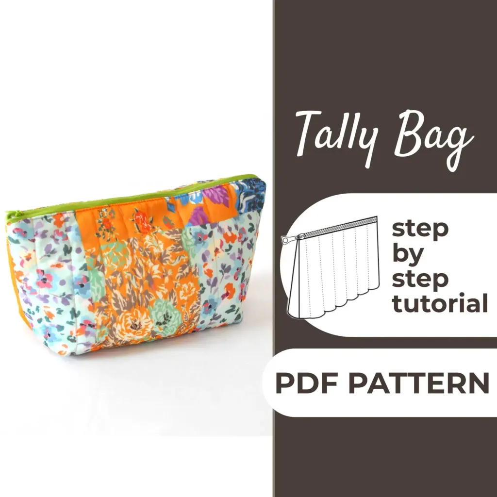 Quilted Zipper Pouch Sewing Pattern | Pattern Couture