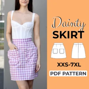 Ruffle Pocket Skirt Pattern