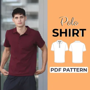 Slim Fit Polo Shirt Pattern