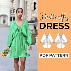 V-Neck Formal Dress Pattern