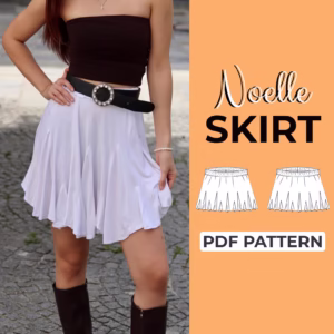 Flared Mini Skirt Sewing Pattern