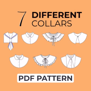 Detachable Collar Sewing Pattern Bundle