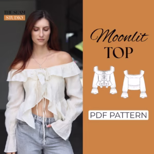 Ruffle Long Sleeve Top Pattern