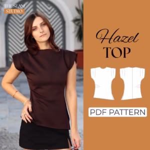 Asymmetrical Top Sewing Pattern