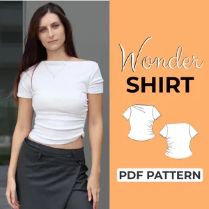 Ruched Fitted Top Sewing Pattern