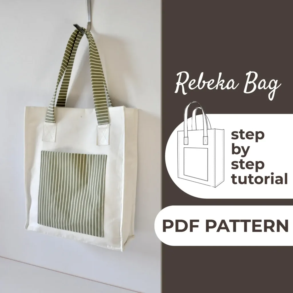Boxy Tote Bag Sewing Pattern | Pattern Couture