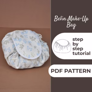 Lay Flat Makeup Bag Sewing Pattern
