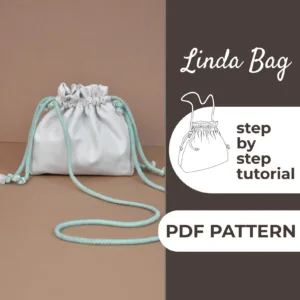 Drawstring Crossbody Bag Sewing Pattern