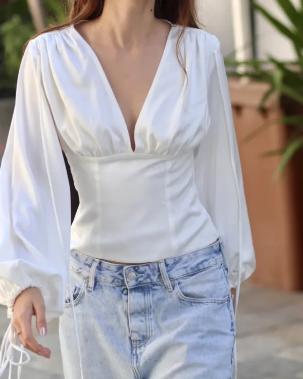 Long Sleeve Corset Top Sewing Pattern