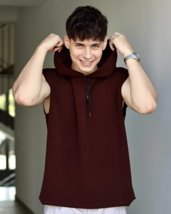 Men’s Sleeveless Hoodie Sewing Pattern