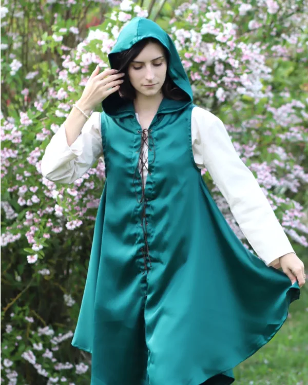 Hooded Cape Dress Sewing Pattern
