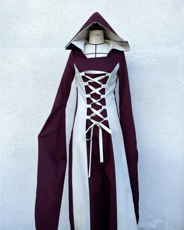 Hooded Medieval Dress Pattern