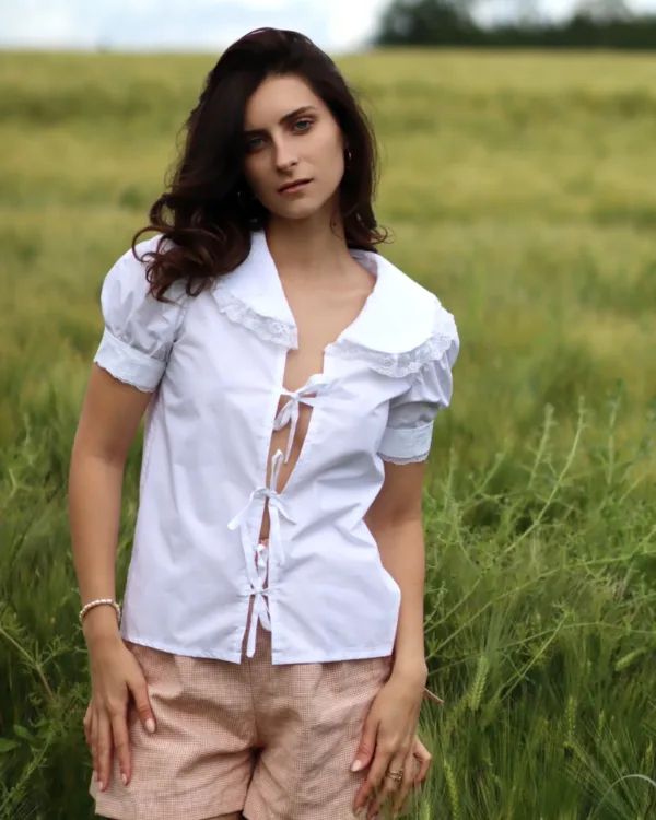 Front Tie Blouse Pattern