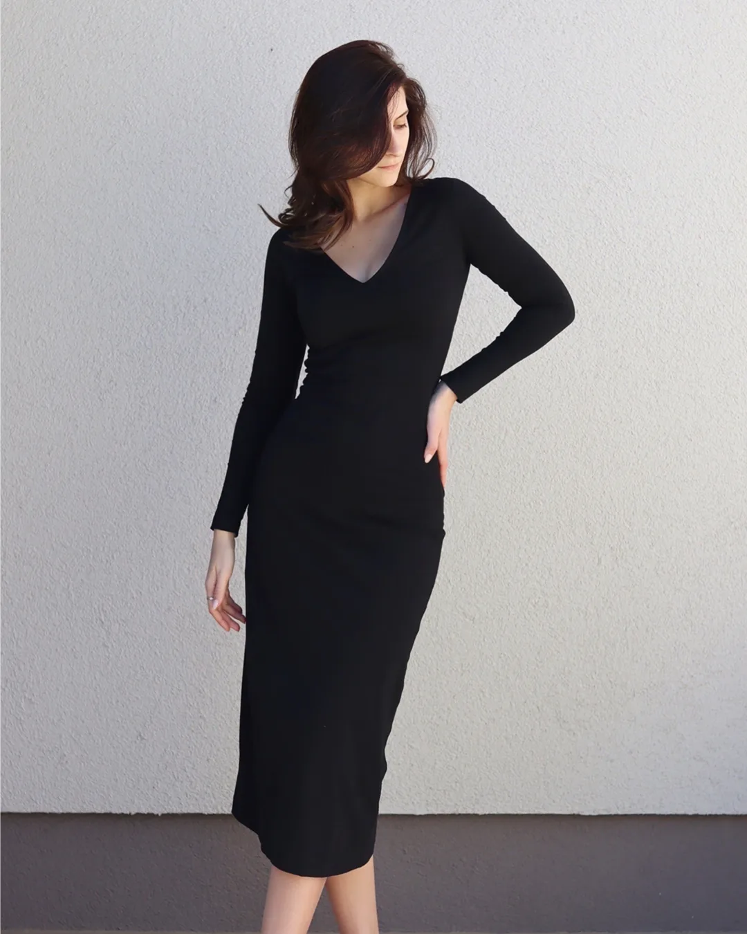 V Neck Dress Sewing Pattern