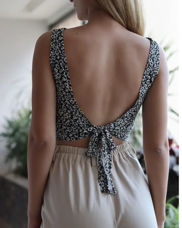 Tie Back Top Pattern