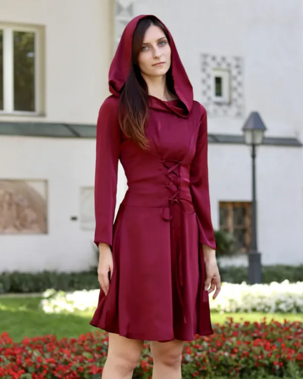 Gothic Hooded Dress Pattern