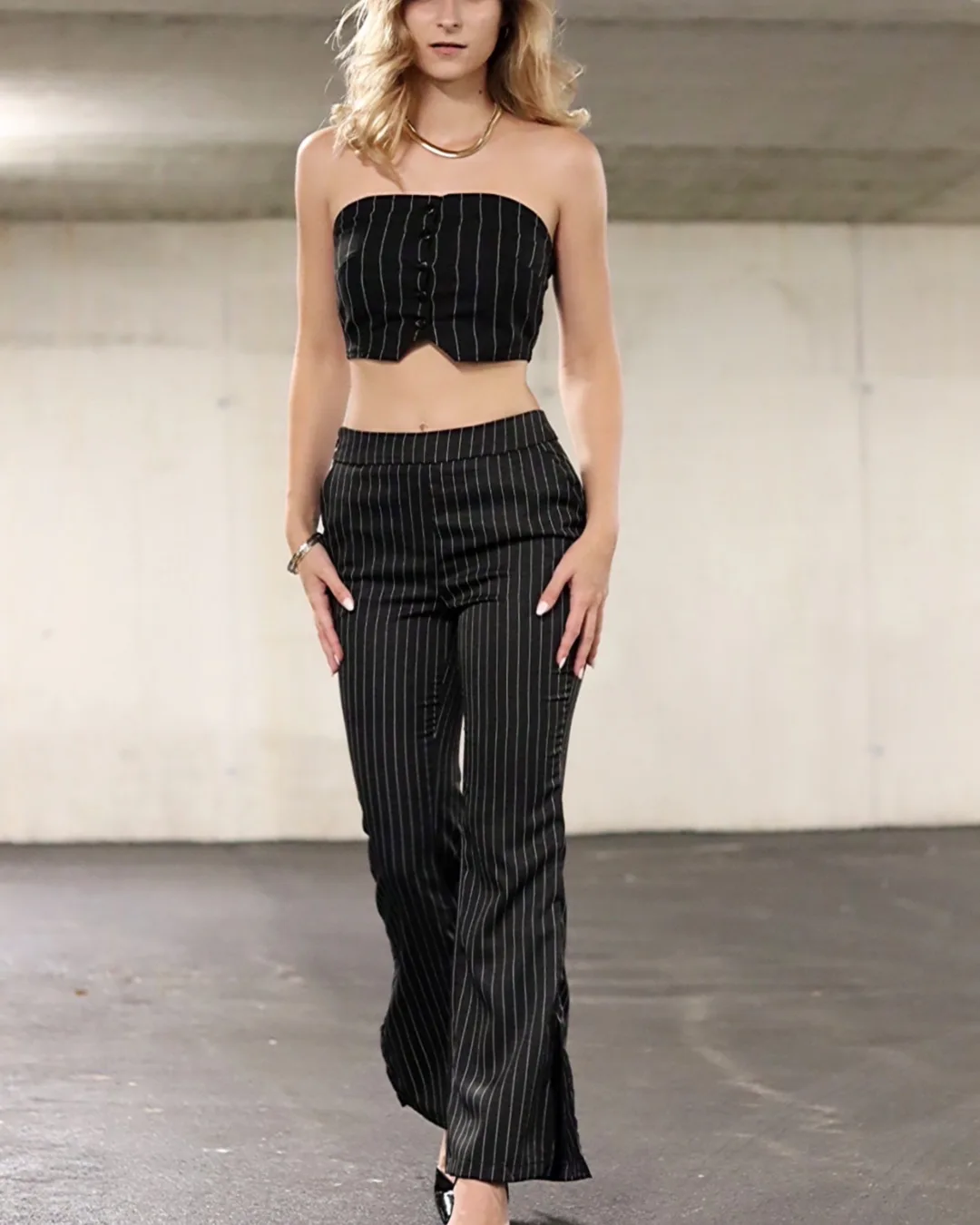 Tube Top + Bell Bottom Pants Sewing Pattern Bundle