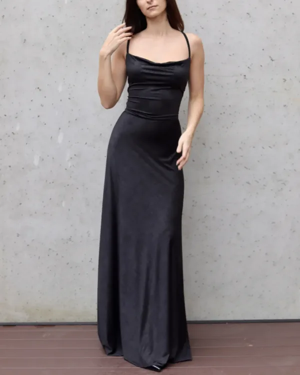 Cowl Neck Maxi Dress Sewing Pattern