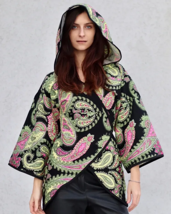Boho Hooded Kimono Sewing Pattern