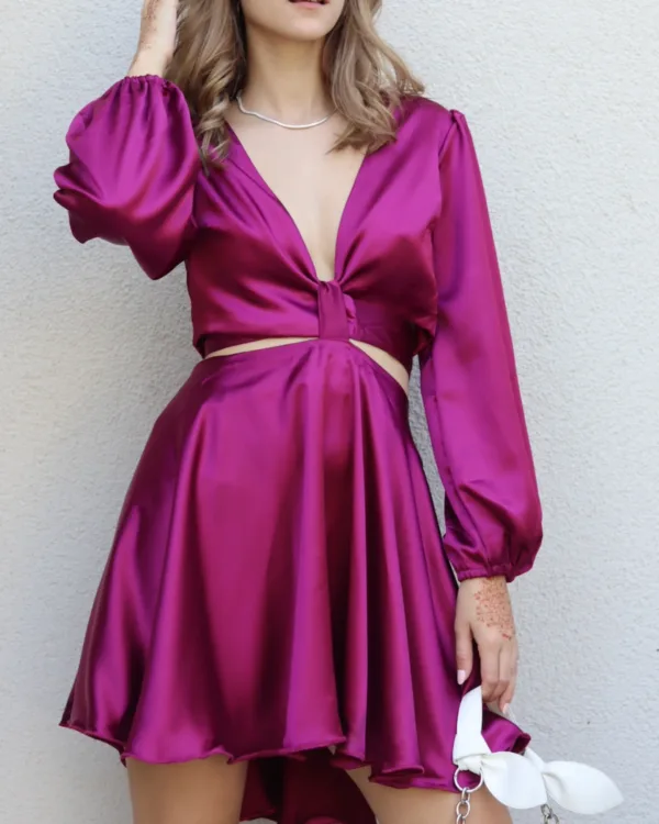 Puff Sleeve Mini Dress Sewing Pattern