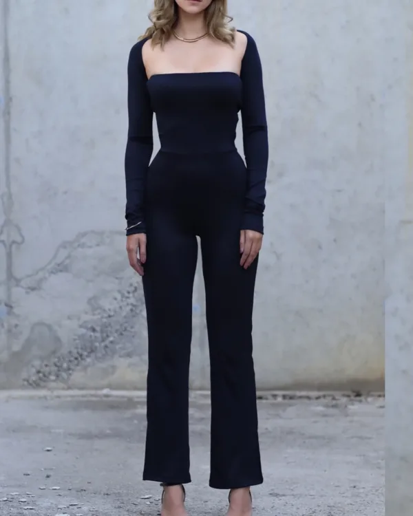 Off Shoulder Jumpsuit + Bolero Shrug Sewing Pattern Bundle