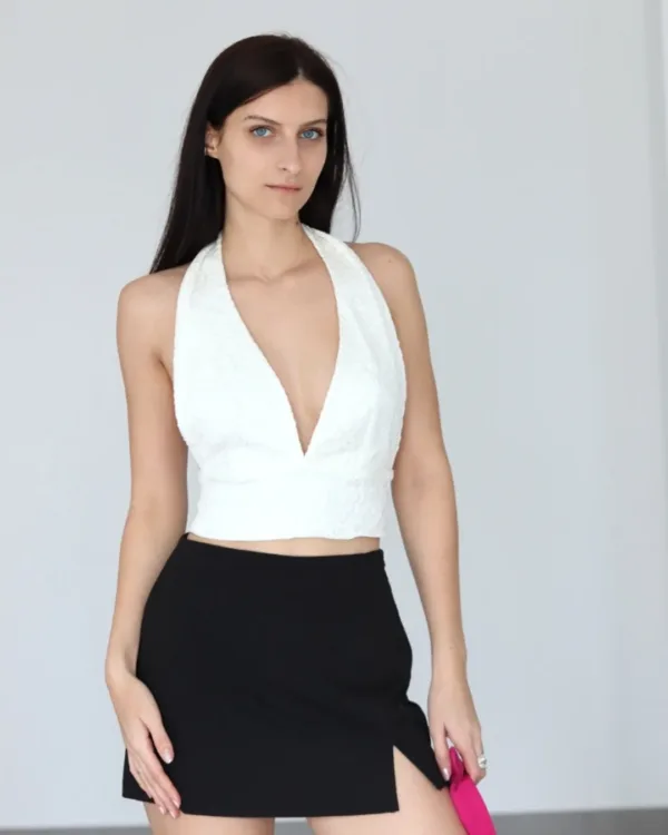 Plunge Halter Top Sewing Pattern