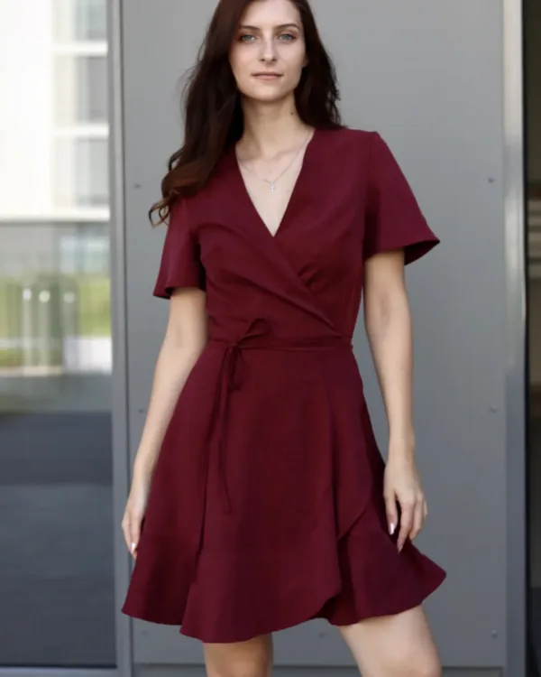 Tie Waist Wrap Dress Pattern