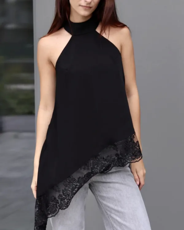Asymmetrical Halter Top Sewing Pattern