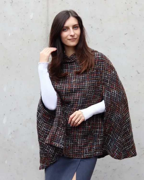 Hooded Poncho Cape Sewing Pattern