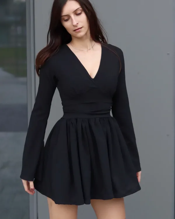 Long Sleeve Mini Dress Sewing Pattern