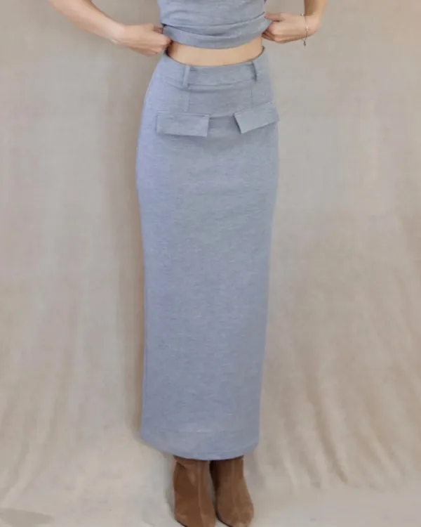 High Waisted Maxi Skirt Sewing Pattern